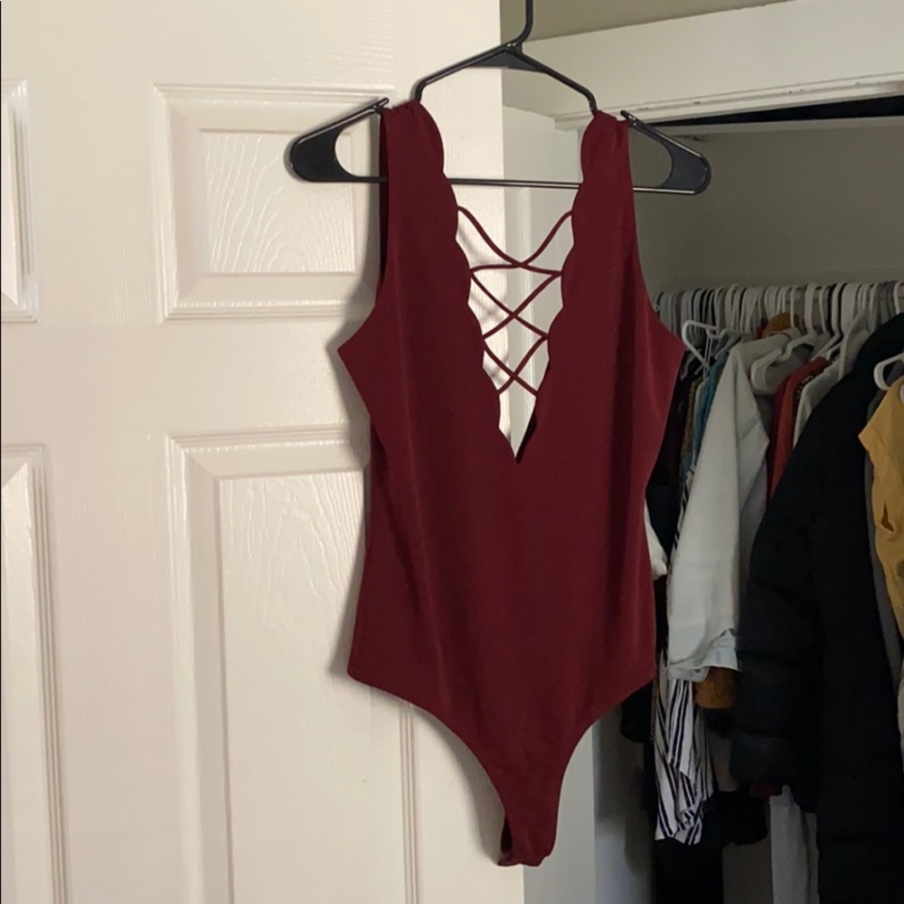 Forever 21 scrappy body suit